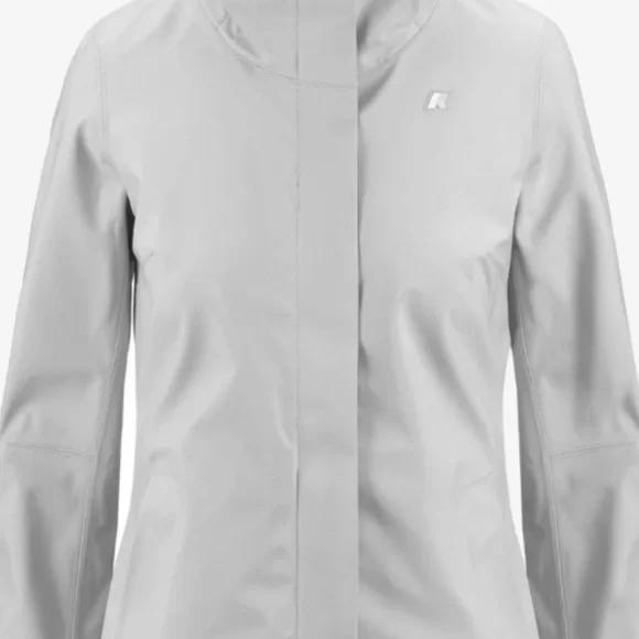K-Way Steph Bonded Jersey White coat size S